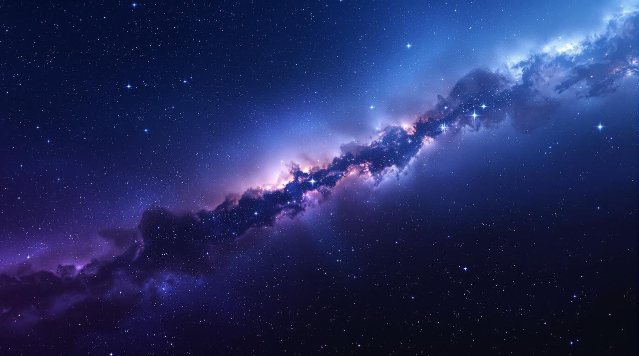 91传媒精选高分电影 - 深邃宇宙星辰背景，象征电影世界的无限探索